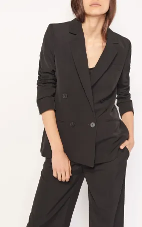 BLACK LONG-SLEEVED BLAZER