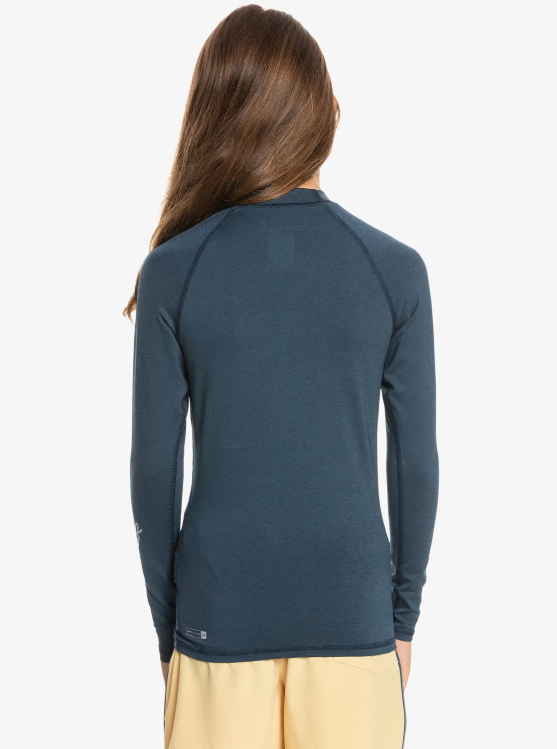 Boys 8-16 All Time Long Sleeve Rashguard - Navy Blazer Heather