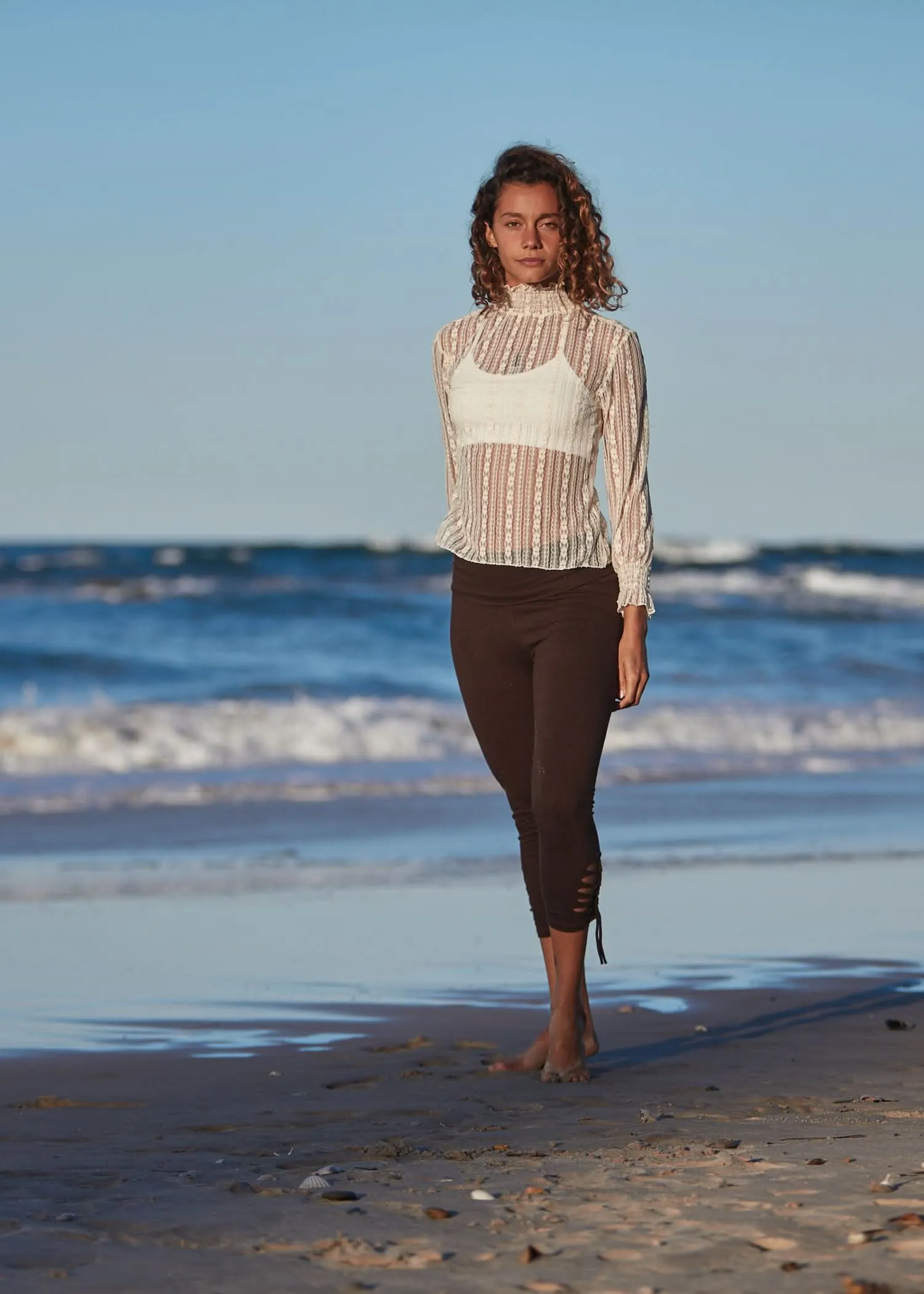 Burlesque Lace Long Sleeve Top - Wholesale