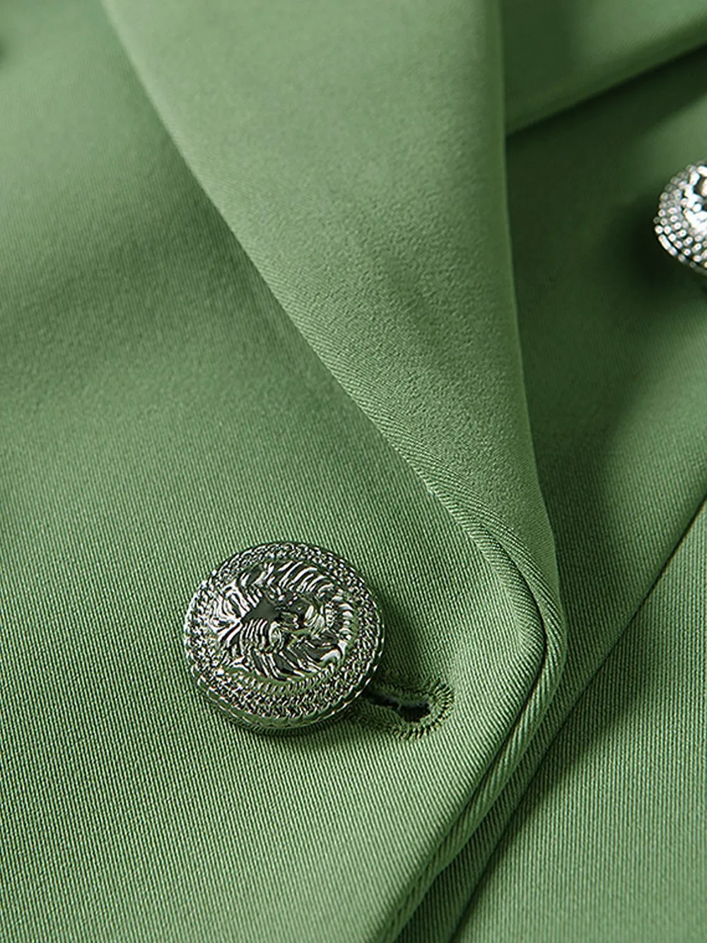 Cotton-Blend Double-Breasted Blazer