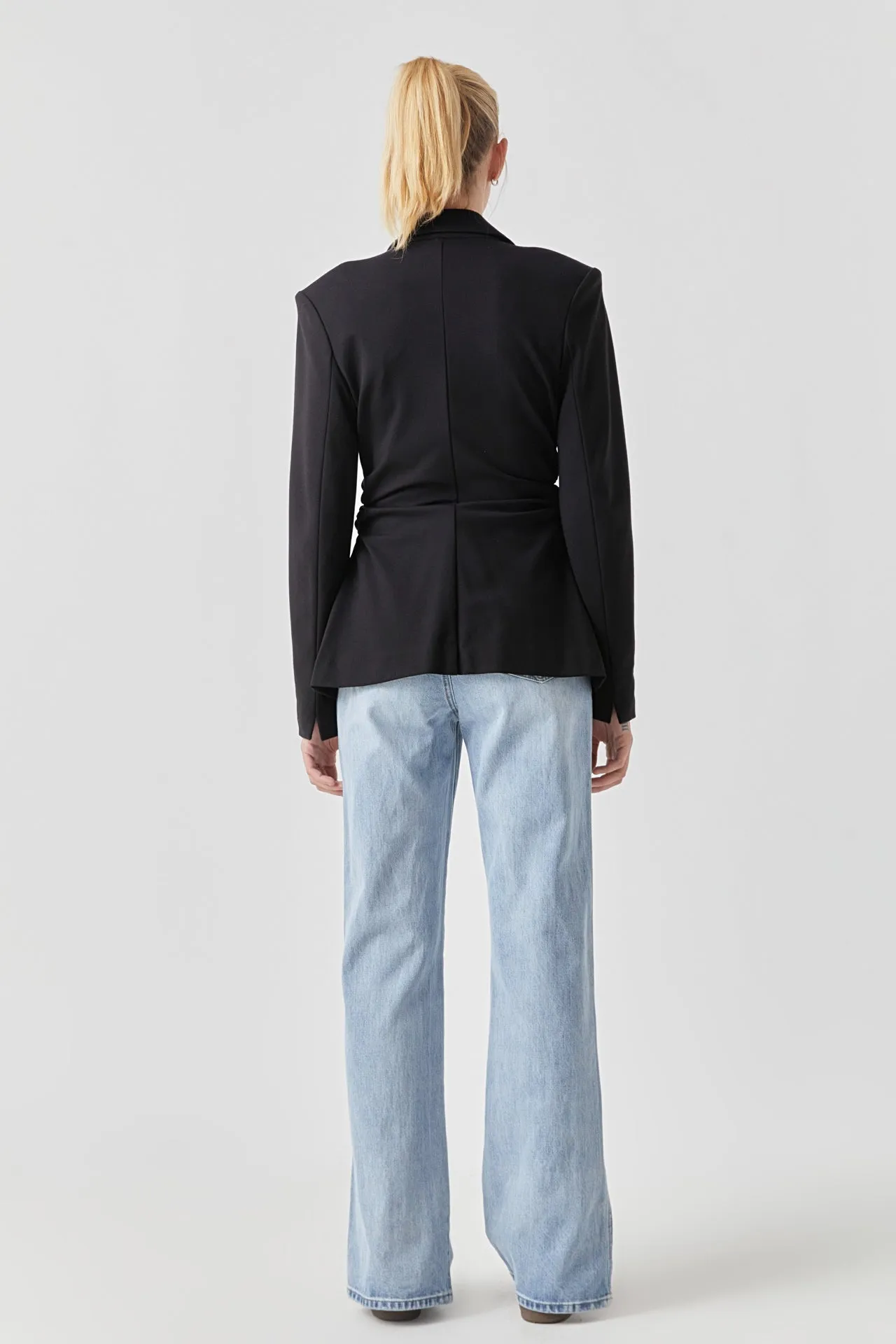 Grey Lab - Ruched Blazer