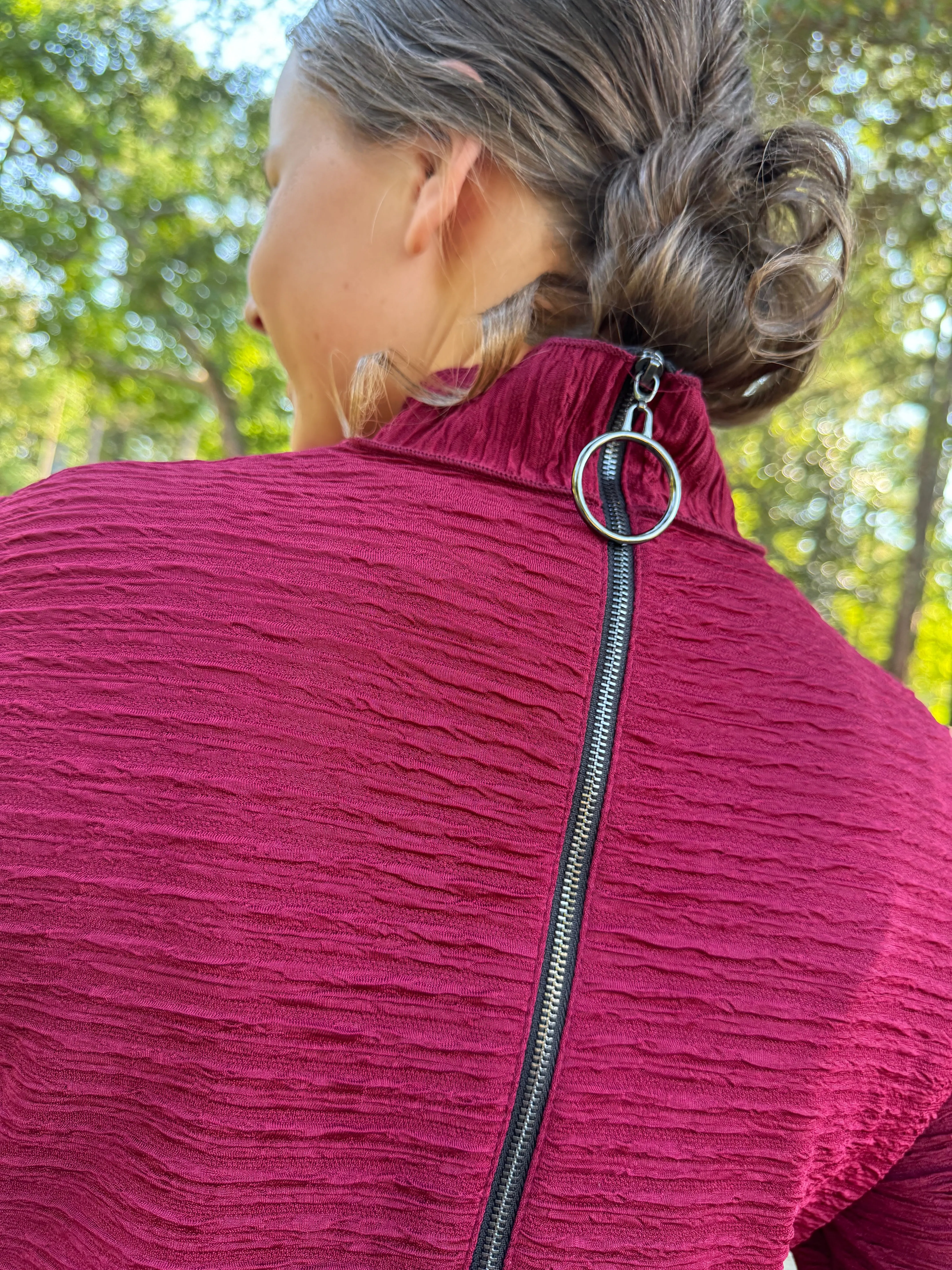 Krissy Mock Neck Tunic