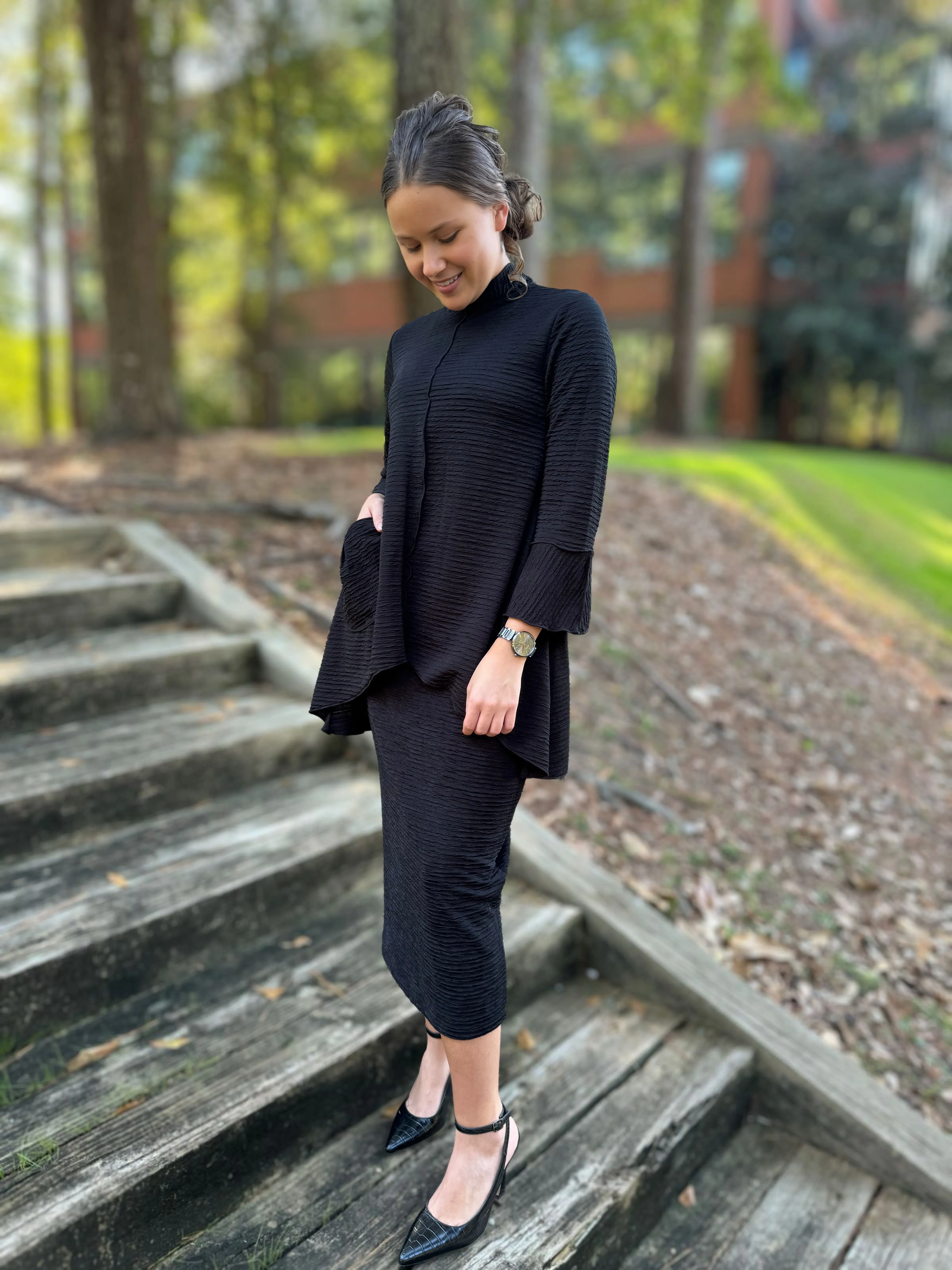 Krissy Mock Neck Tunic