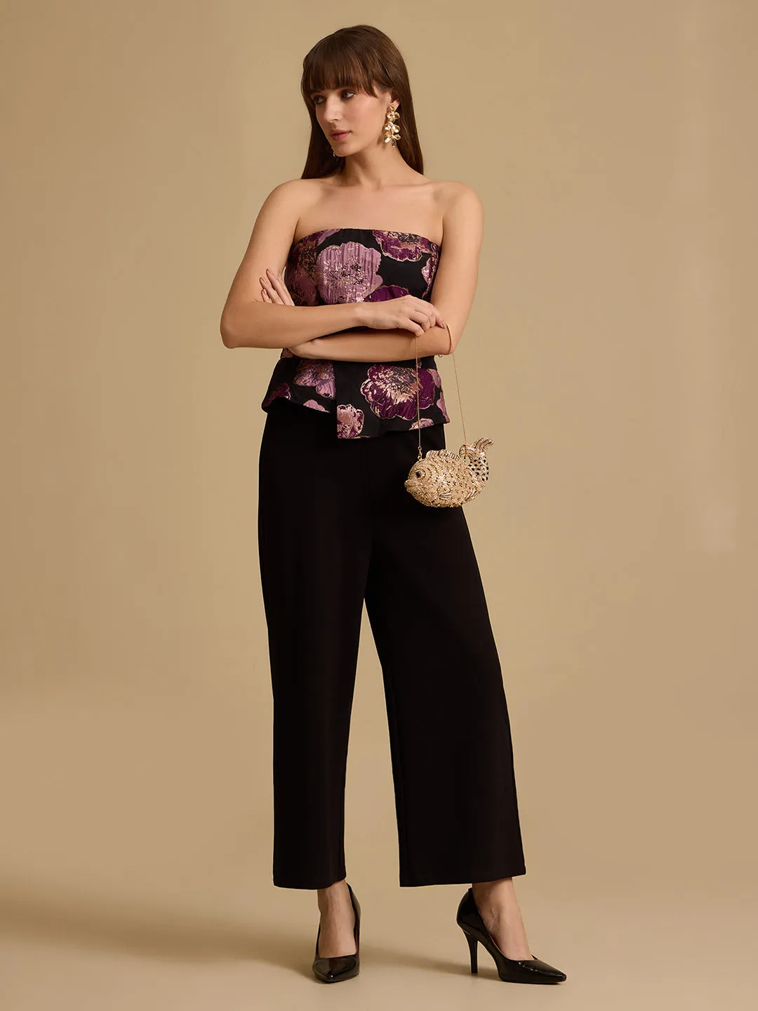 Lana Jacquard Jumpsuit