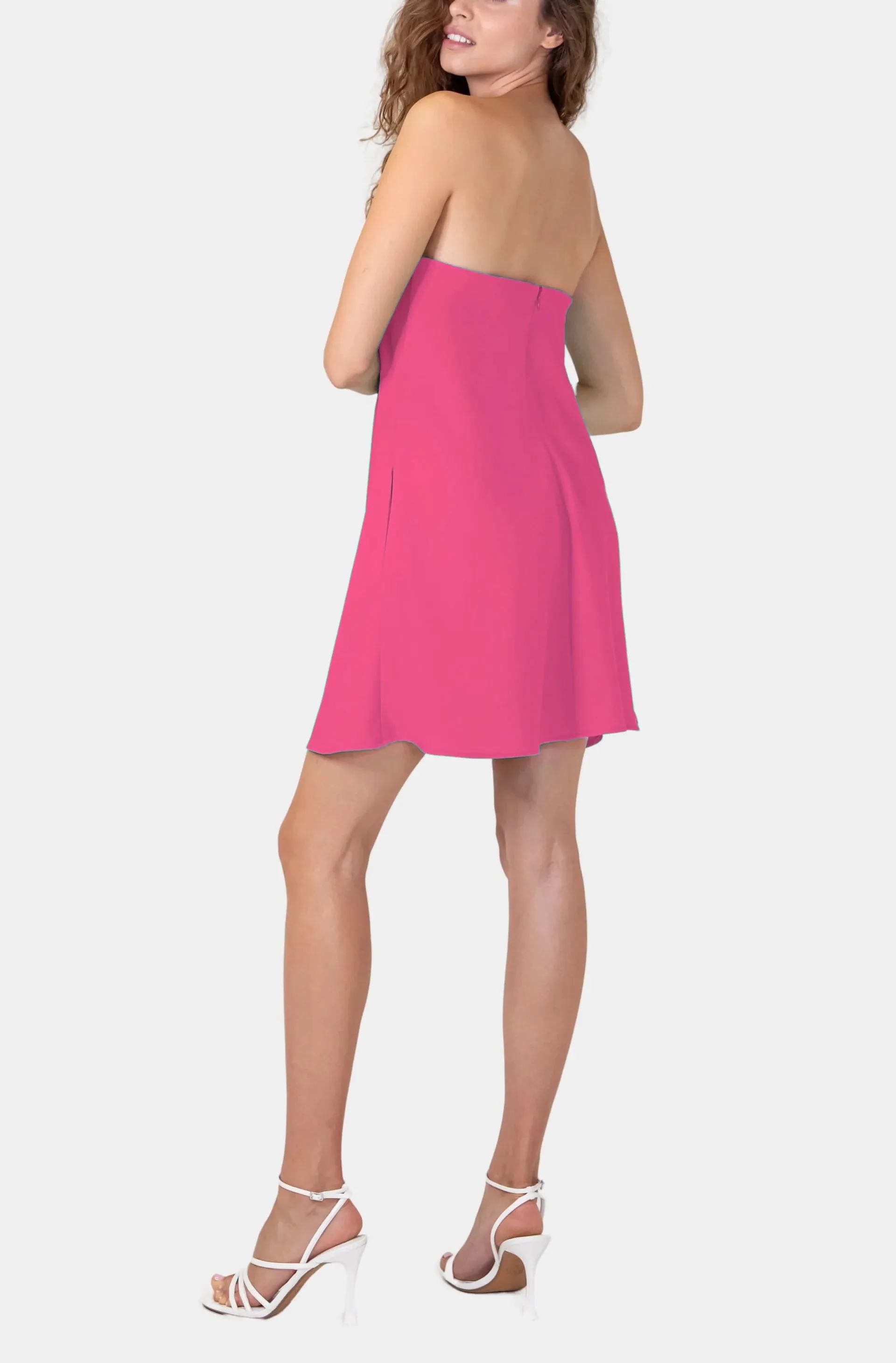 Lavender Brown Gloria Mini Dress