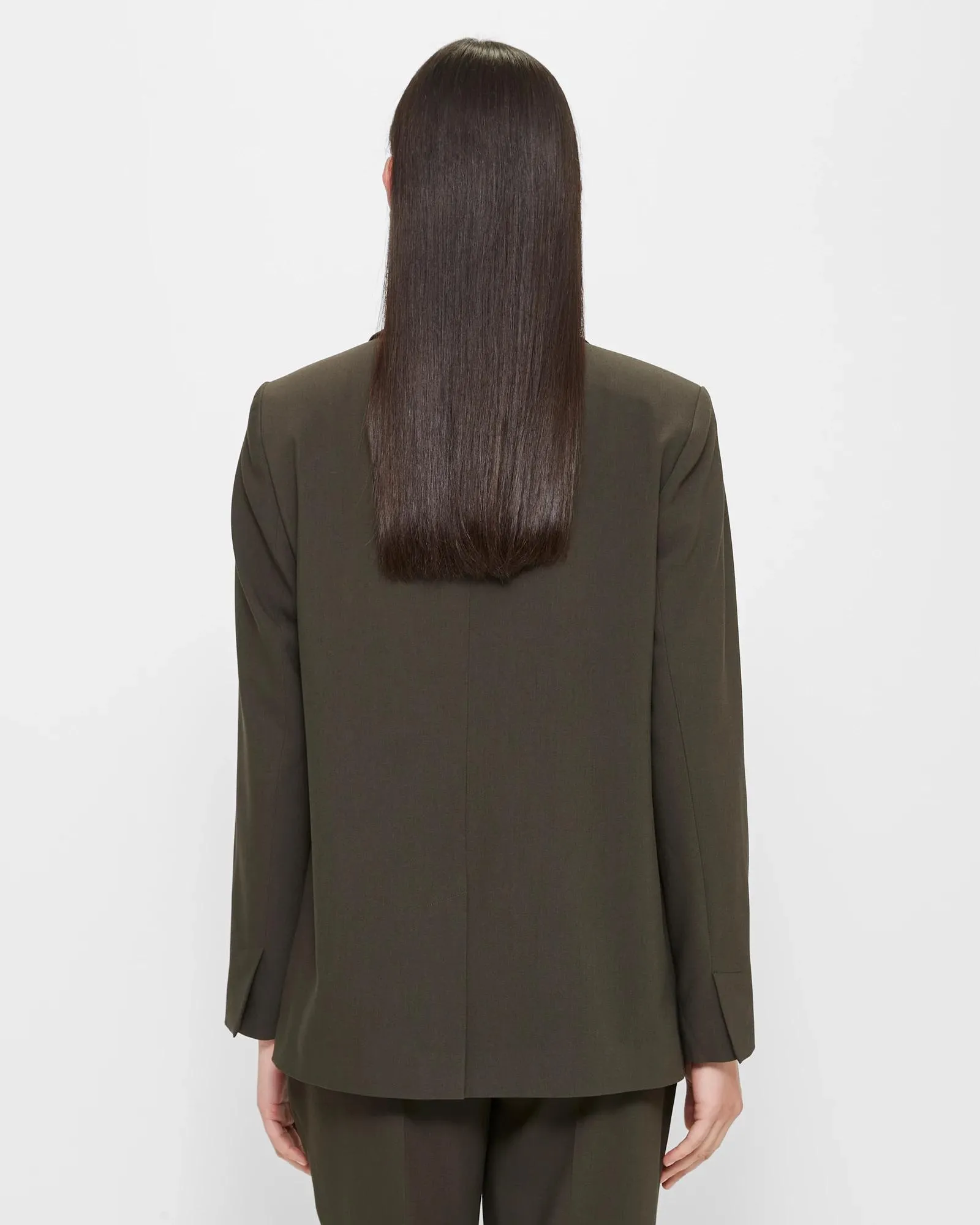 popular  Single Breasted Tailored Blazer - Preview - Dark Khaki