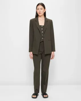 popular  Single Breasted Tailored Blazer - Preview - Dark Khaki