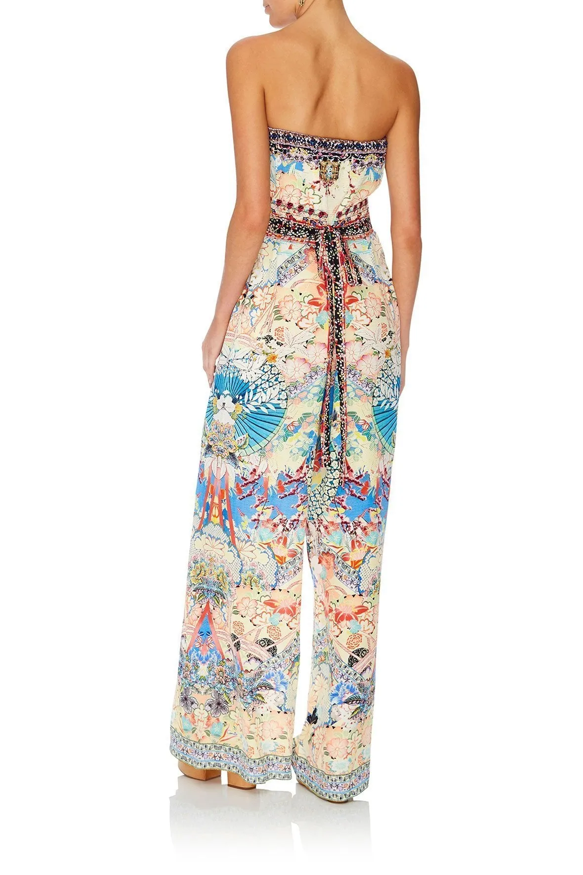 STRAPLESS JUMPSUIT WITH JKT BELT MISO IN LOVE